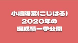 小嶋陽菜(こじはる)の2022年の競馬成績一覧！ほぼハズレ!?