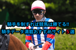 競馬の騎手データ丸わかり!!おすすめ5サイトと各特徴を紹介 競馬の騎手データ丸わかり!!おすすめ5サイトと各特徴を紹介