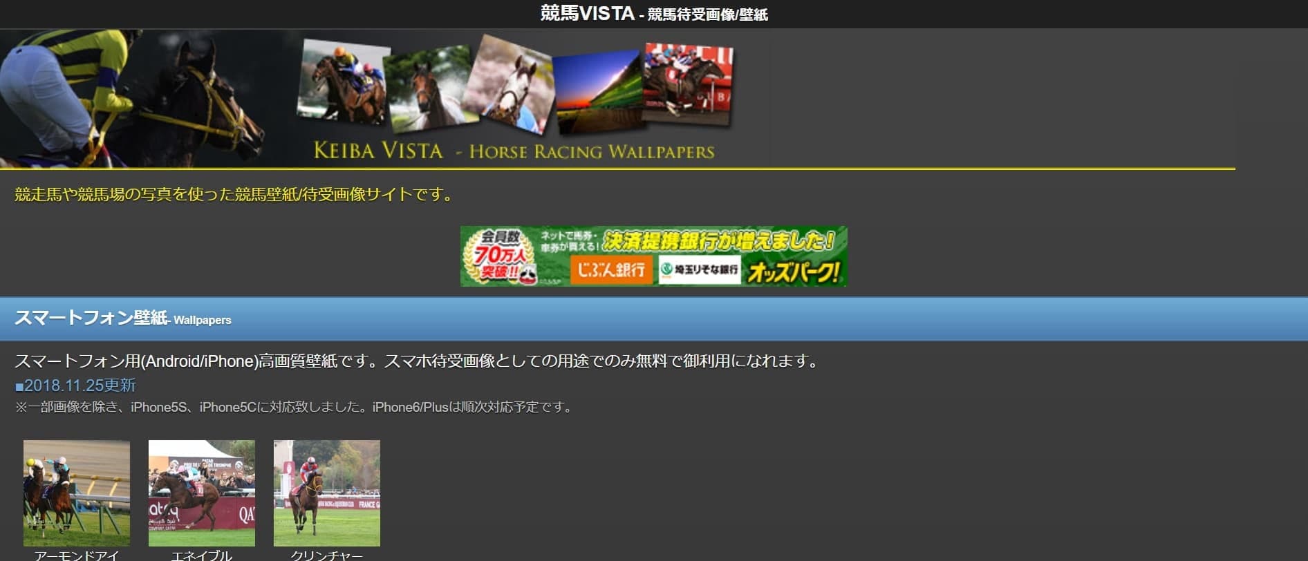 競馬の壁紙が無料でダウンロードできる 超おすすめホームページ5選と