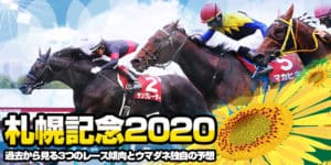 札幌記念2020年過去から見る3つのレース傾向とウマダネ独自の予想