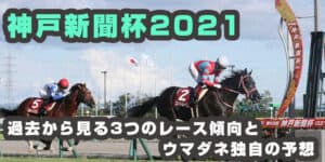 神戸新聞杯2021年過去から見る3つのレース傾向とウマダネ独自の予想