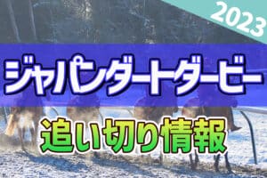 ジャパンダートダービー2023の追い切り直前情報！調子が良いのはズバリこの馬！