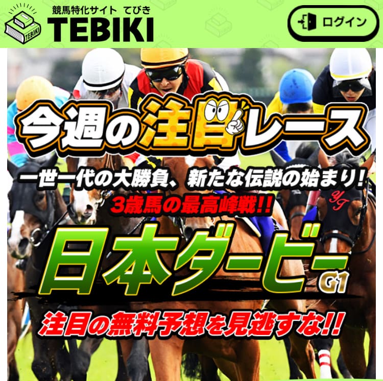 競馬予想サイト TEBIKI