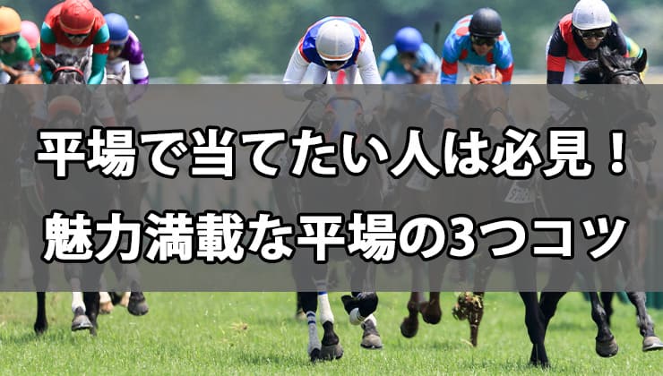 競馬 平場 コツ