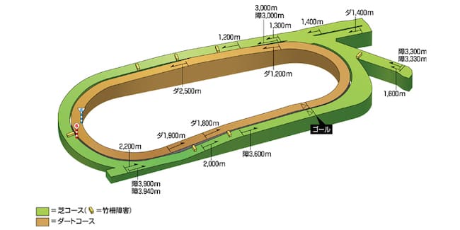 中京競馬場 障害3,330m