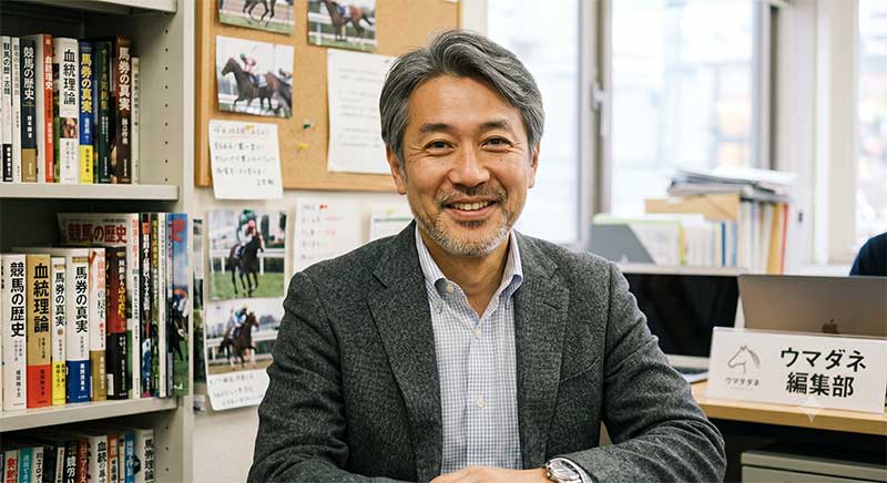 ウマダネ編集長・検証責任者：馬場 健二